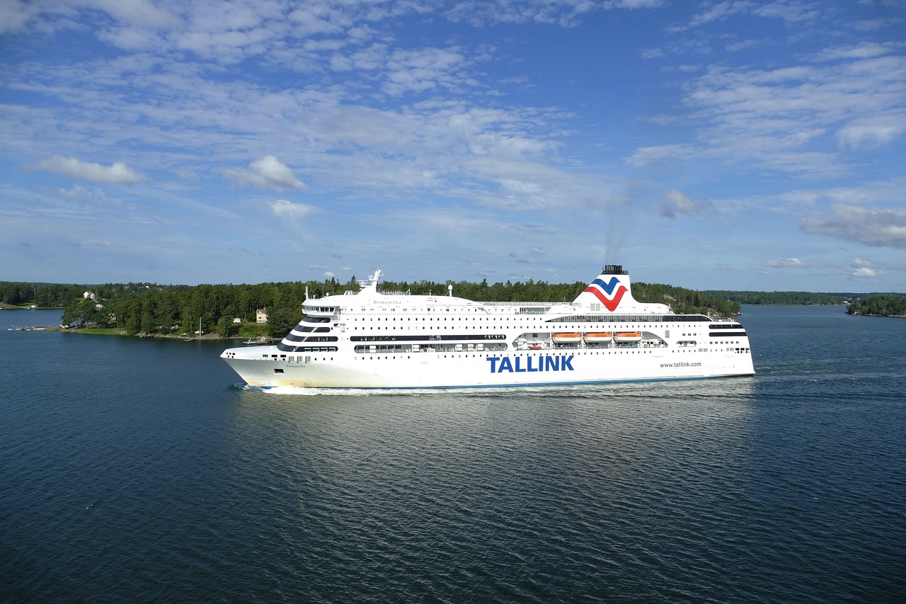 Paysage de Ålands parkings