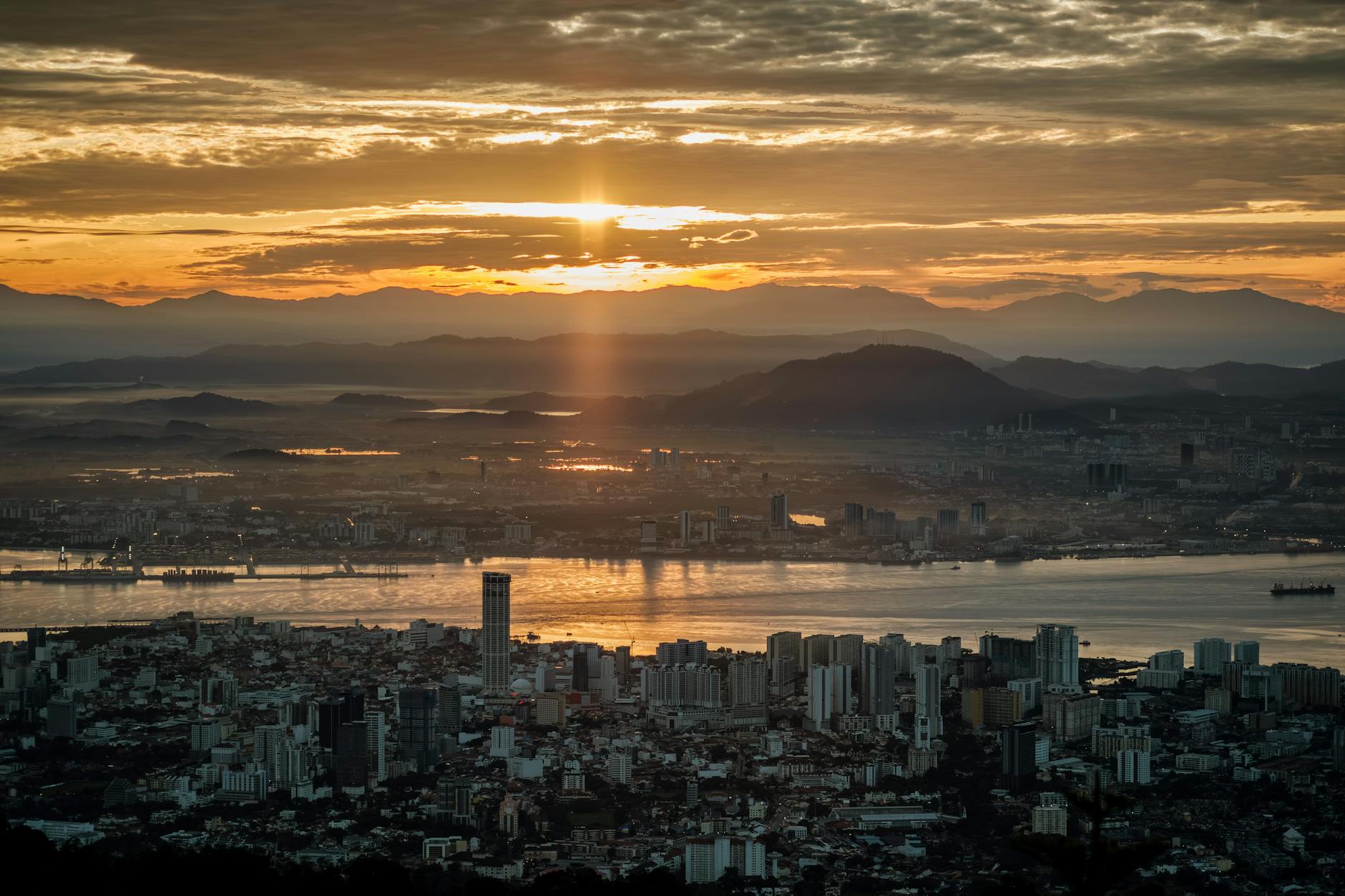 Paysage de Bukit Putus